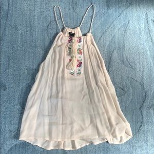 Forever21 Emboridered Tank Top
